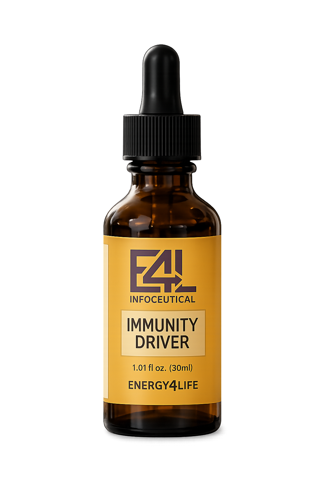 Immunity Driver Infoceutical dropper bottle